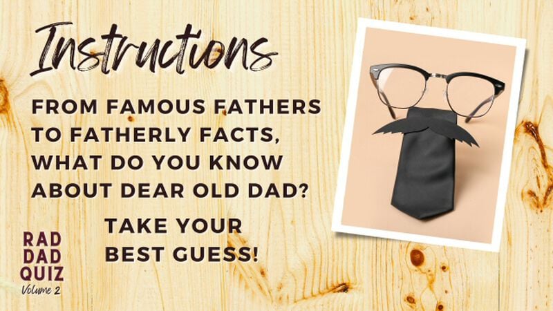 Rad Dad Quiz - Volume 2